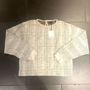 CC inspired sweater with pearls